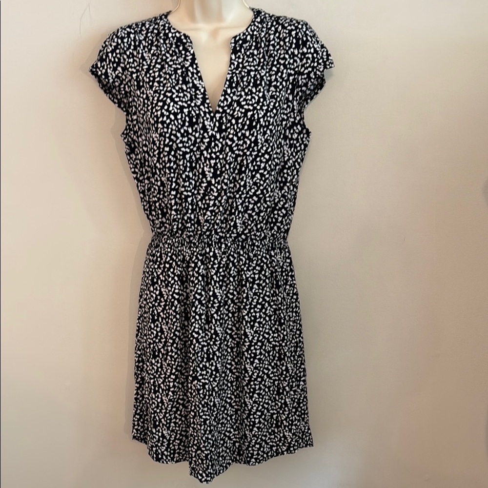 WHBM Outlet Dress Printed Midi Dress